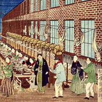 case 11 japanese silk factory